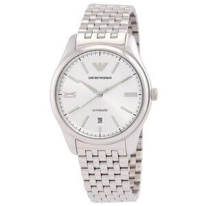 FX04726B NWT Emporio Armani Fashion Men's Automatic Steel Authentic Watch